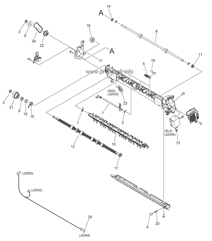 352 SECOND DELIVERY FRAME ASSEMBLY (2ND DELIVERY MODEL)