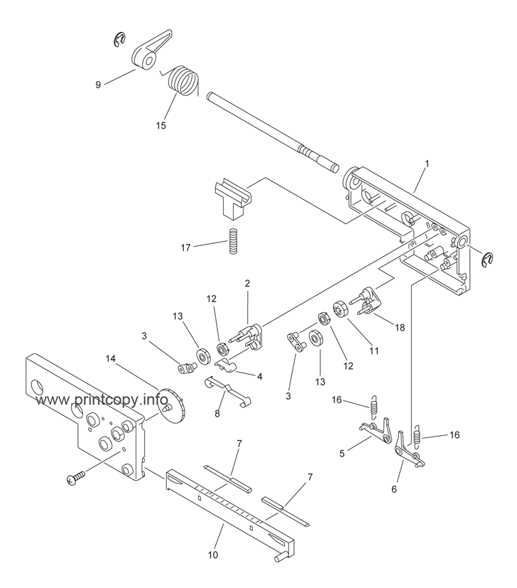 720 SEPARATION CLAW DRIVE ASSEMBLY