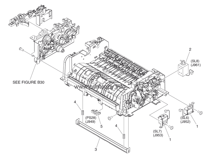 B40 PAPER FEED ASSEMBLY (ADF)