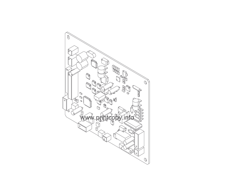 T90 1 LINE PCB ASSEMBLY (FAX model)