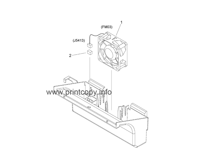 DELIVERY COOLING FAN ASSEMBLY