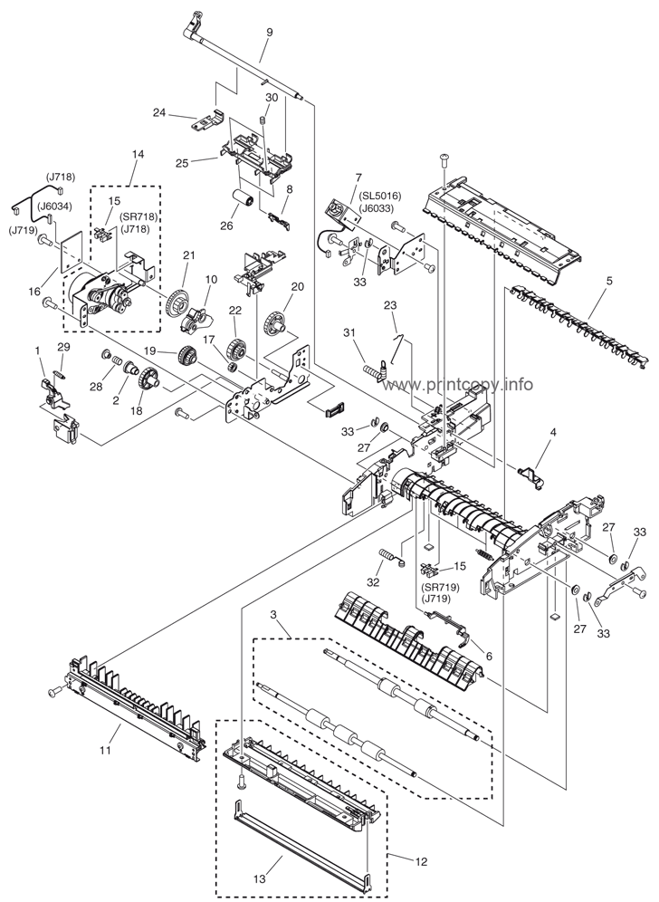 161 ADF PAPER FEED ASSEMBLY