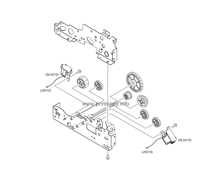 260 PAPER PICK-UP DRIVE ASSY