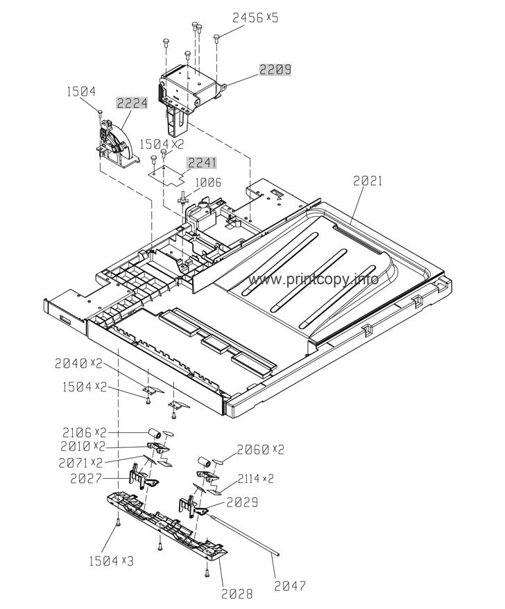 Document feeder components 1