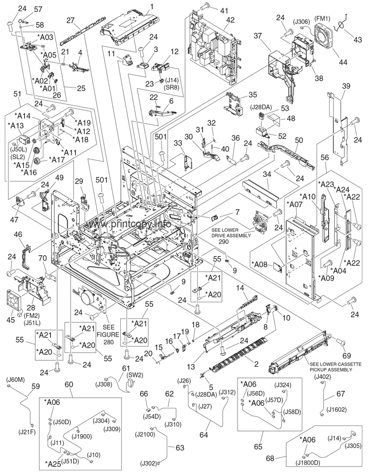 Internal components (print engine 2 of 3)