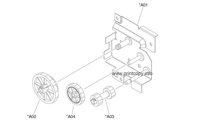 Lower drive assembly (print engine)