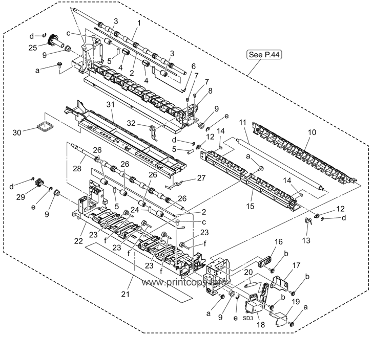 Paper Exit Section