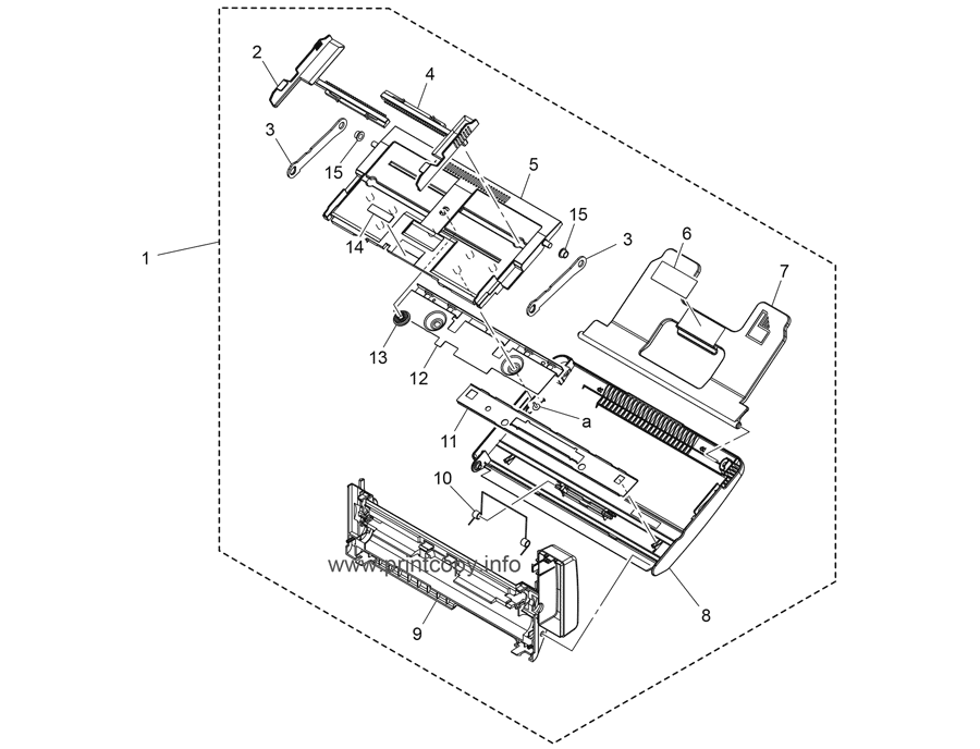 Paper feed section (Manual tray) 2