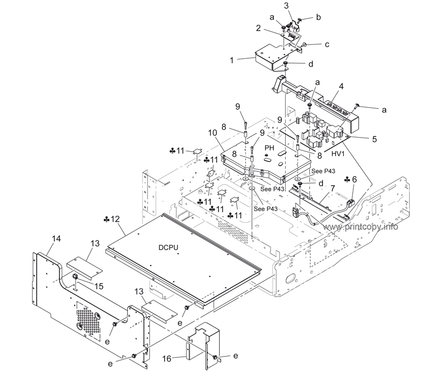 PRINT HEAD, POWER SUPPLY SECTION