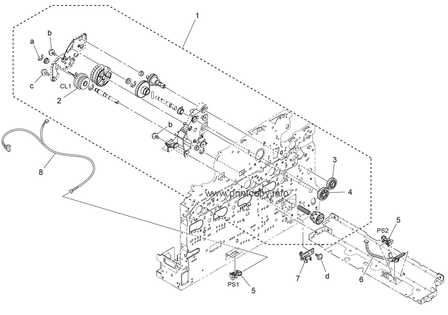 PAPER FEED DRIVE SECTION