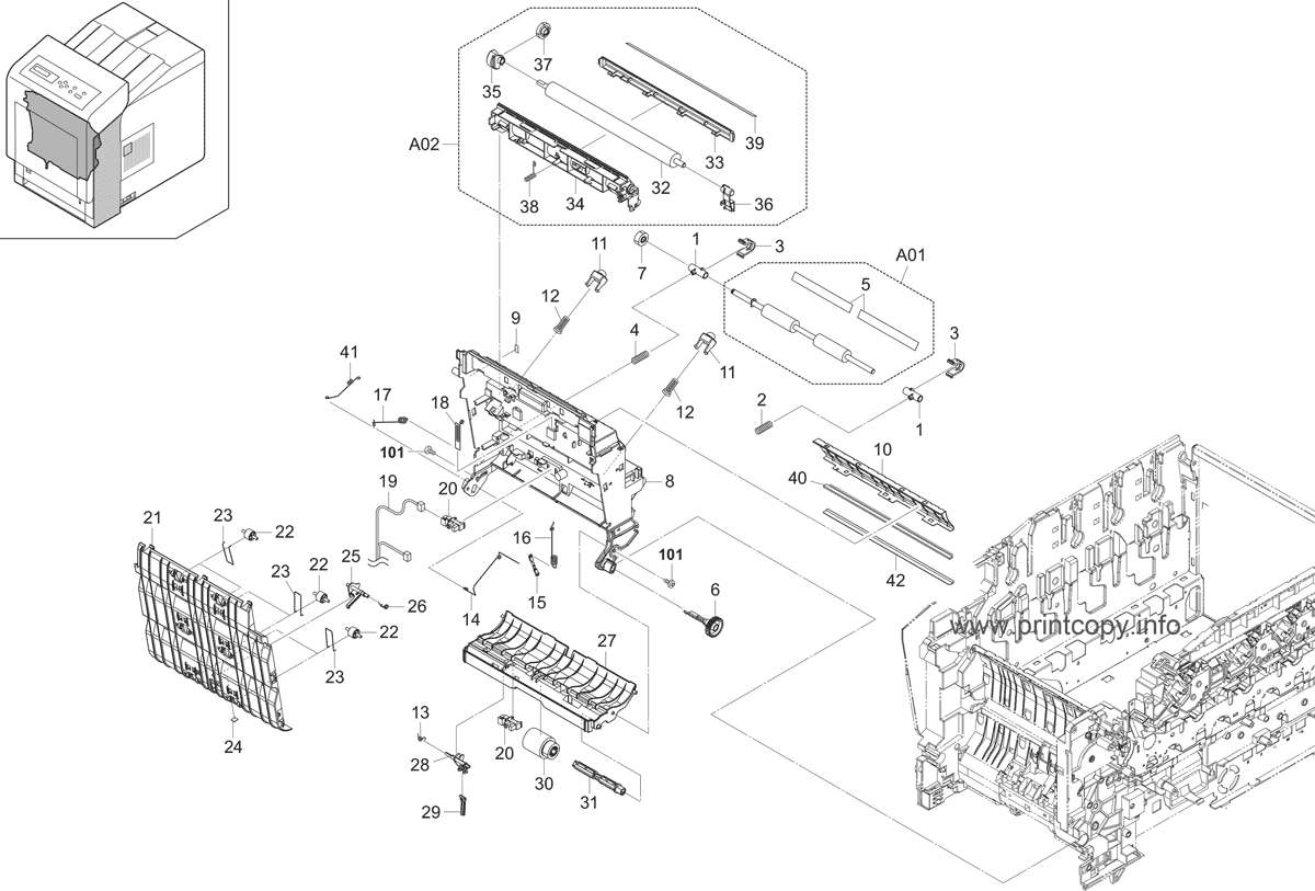 Paper Conveying Section