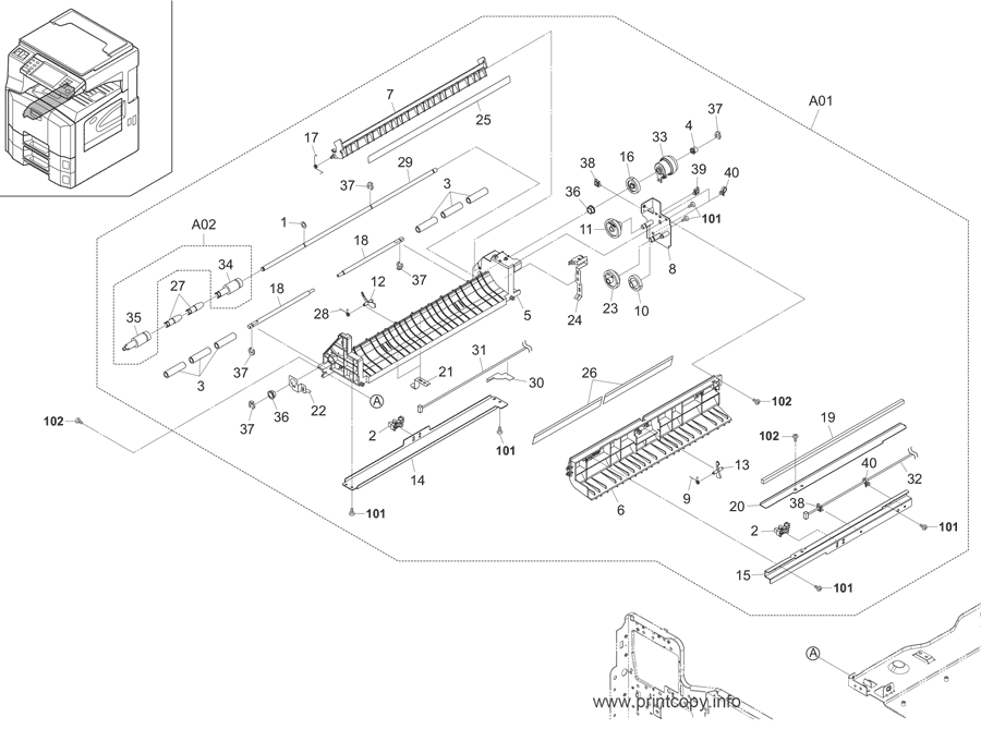 Paper Conveying Section 1