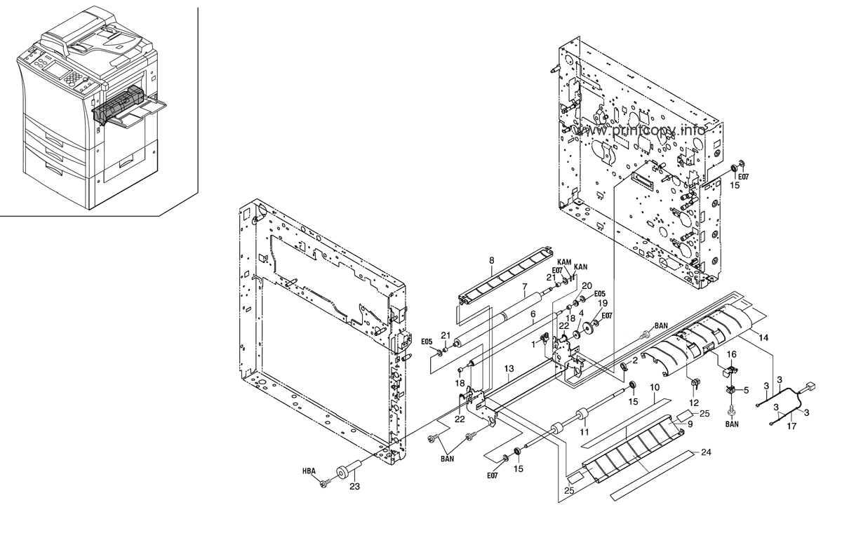 PAPER FEED-IN SECTION II