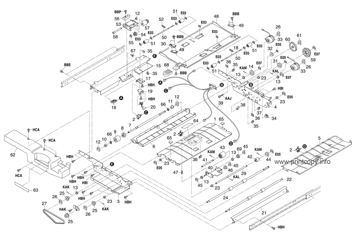 DECK CONVEYING SECTION