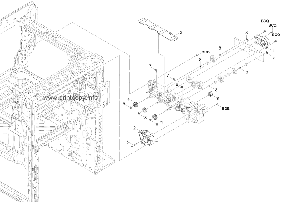 Drive Section (Toner)
