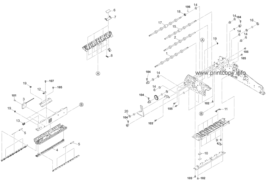 Paper Conveying Section(DP)
