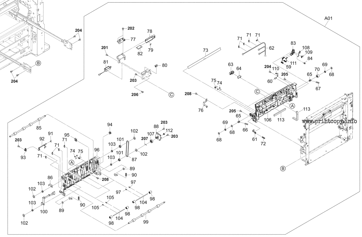 Paper Conveying Section 1-3
