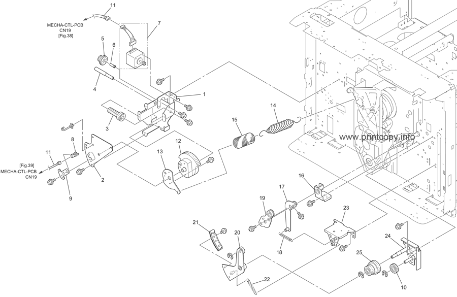 Drive Mechanism Area(2) (EZ3x0, 5x0)