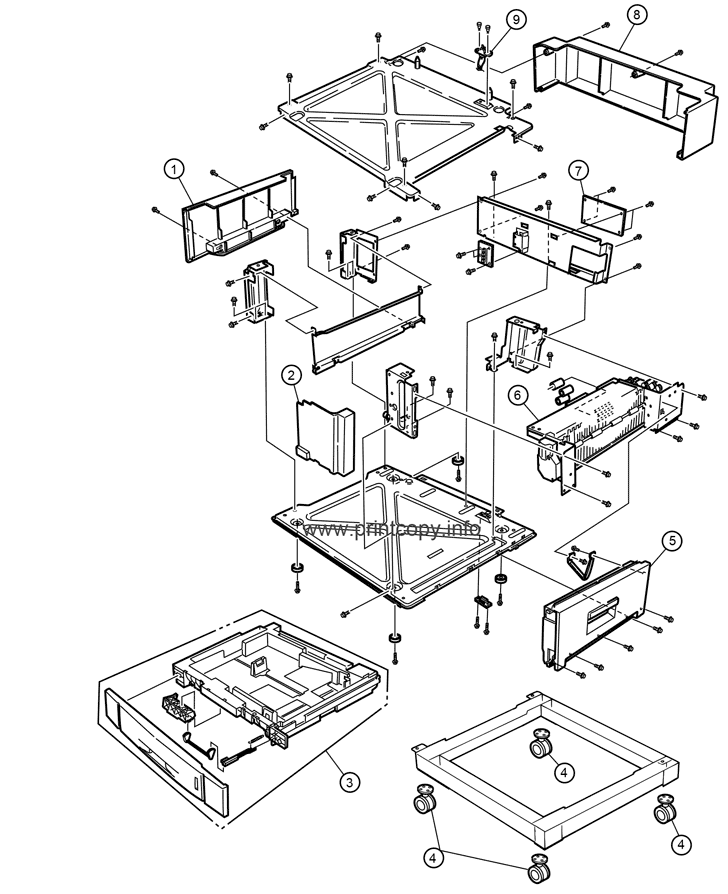 Lower Tray Assembly