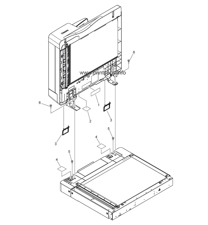A01 ADF MOUNTING ASSEMBLY (ADF MODEL)