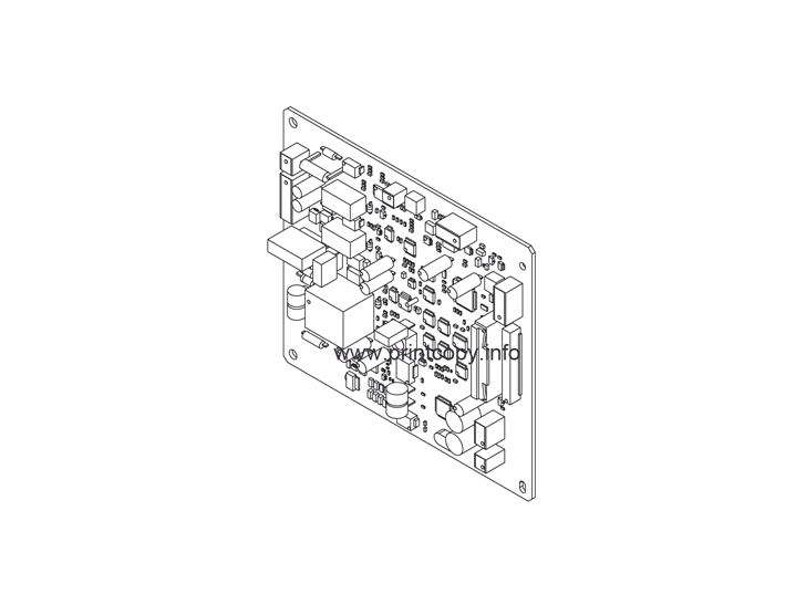 T22 1 LINE PCB ASSEMBLY (G3 FAX MODEL)