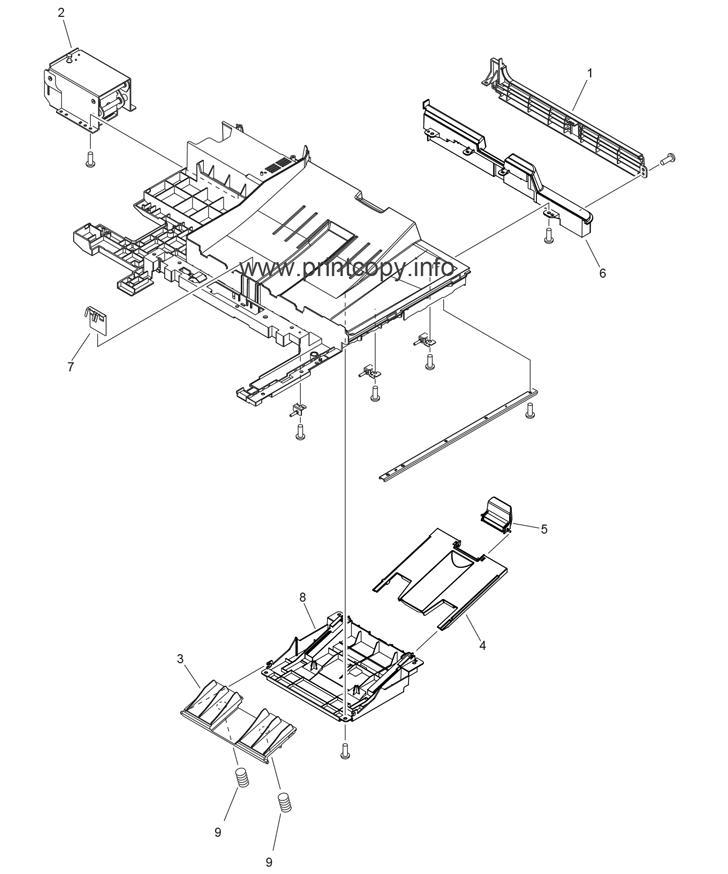 B18 BASE FRAME ASSEMBLY(ONE-PATH ADF)
