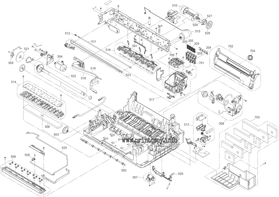 EPSON XP-510 Parts Manual