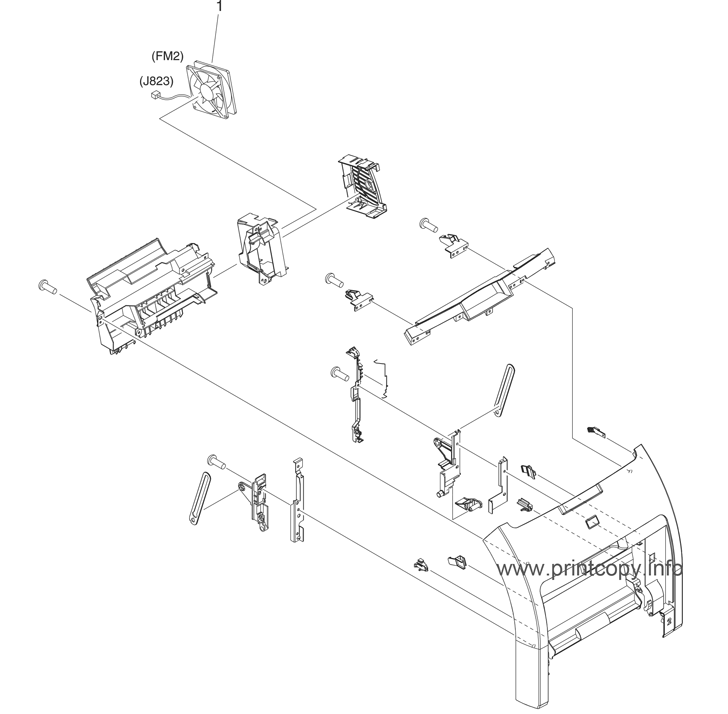 Front-cover assembly (duplex model)