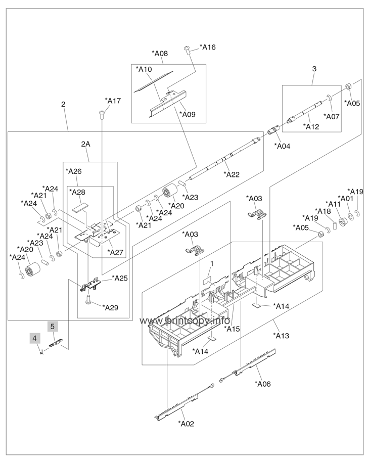 Swing-guide assembly (stapler/stacker and booklet-maker)