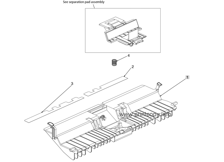 Separation-floor assembly