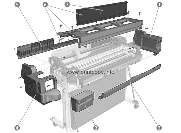 Parts Catalog > HP > DesignJet T120 > page 2