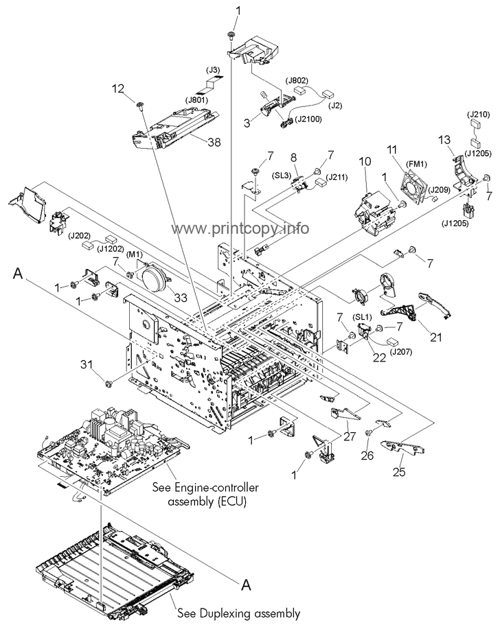 change passwod on hp laserjet m2727