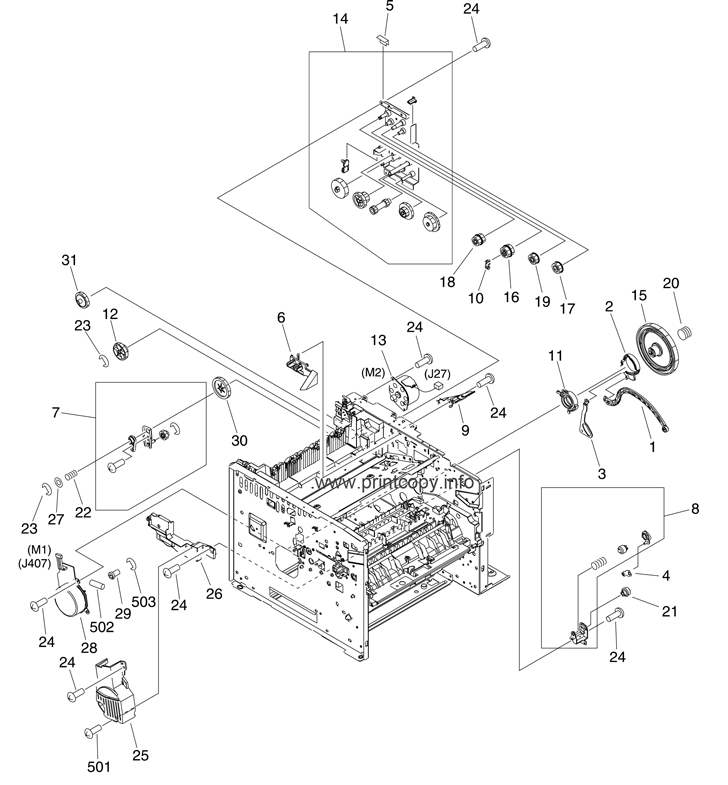 Parts Catalog > HP > LaserJet M3035 MFP > page 4