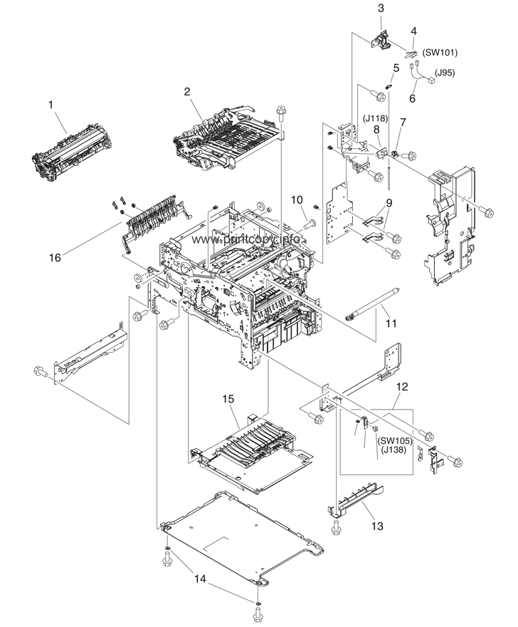 Parts Catalog > HP > LaserJet M4345 MFP > page 4