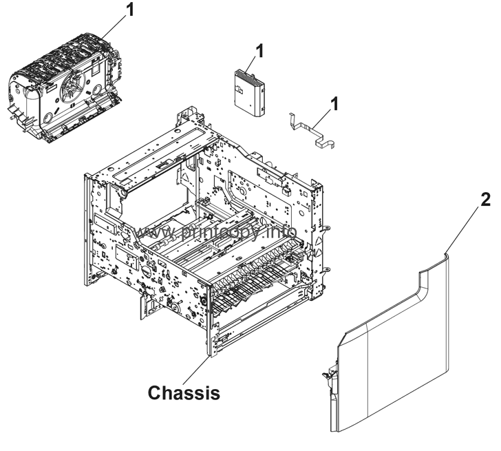 Airflow and right door assemblies