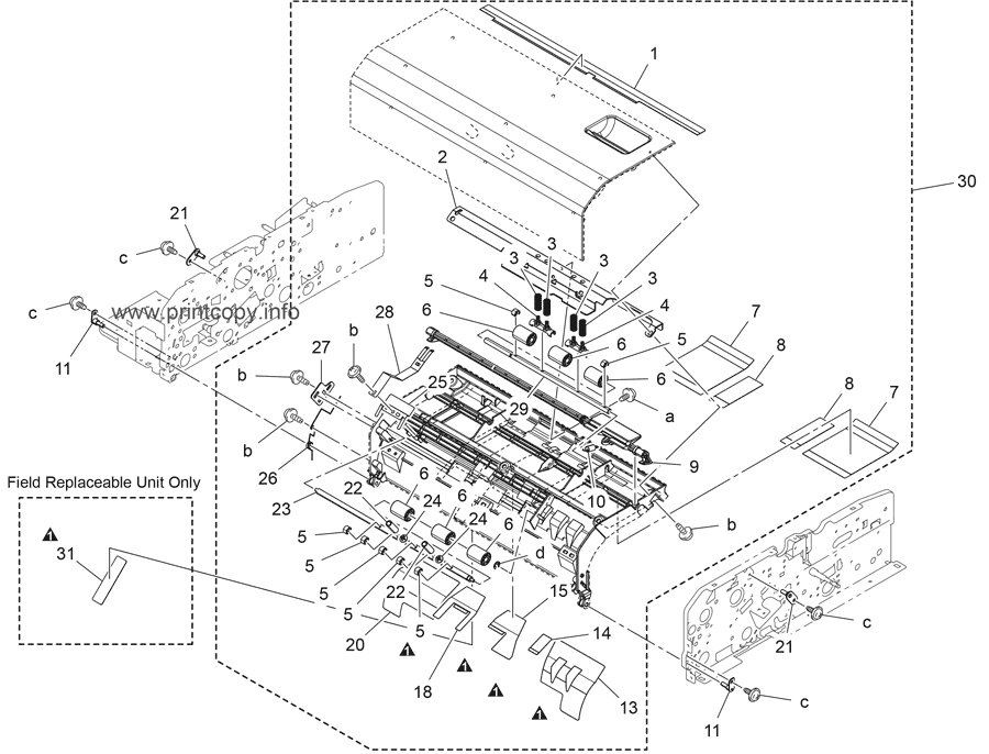 ADF LEFT COVER SECTION