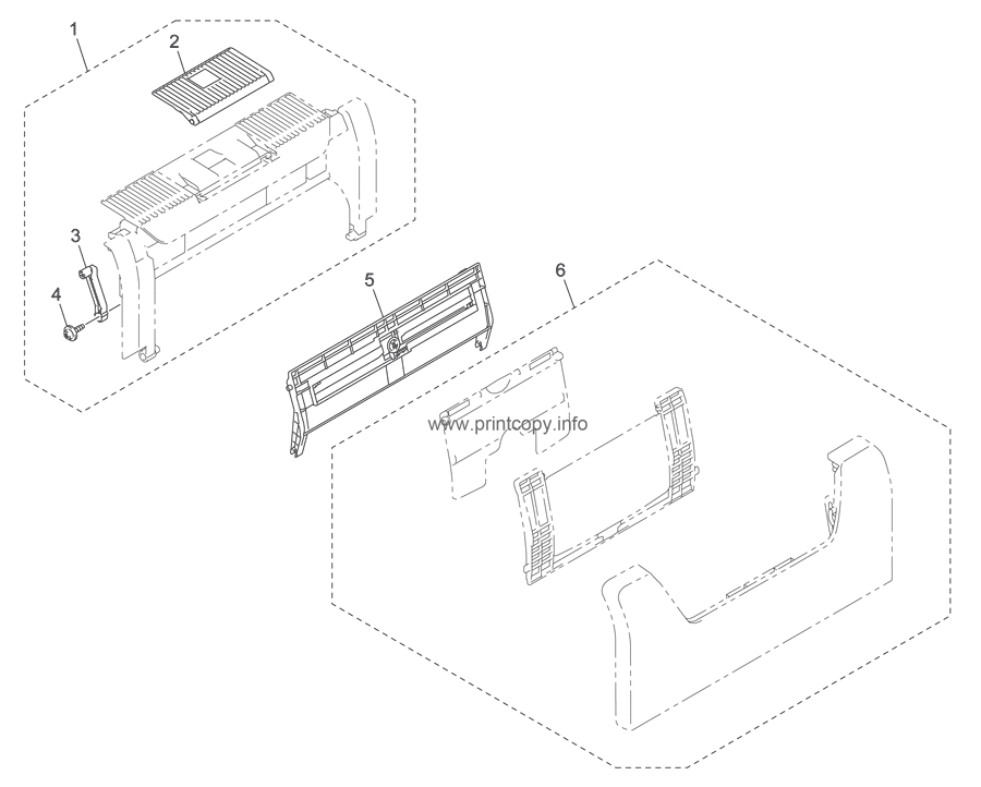 PAPER FEED TRAY SECTION