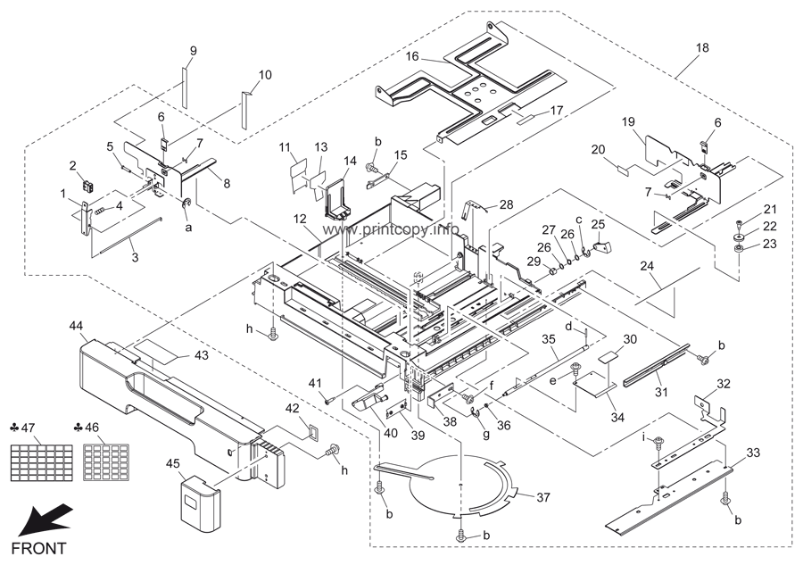 Parts Catalog > Konica-Minolta > bizhub 501 > page 42