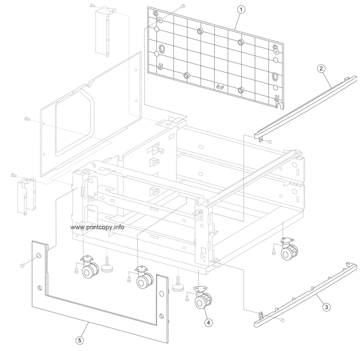 2X 500-sheet drawer (2TM) - covers