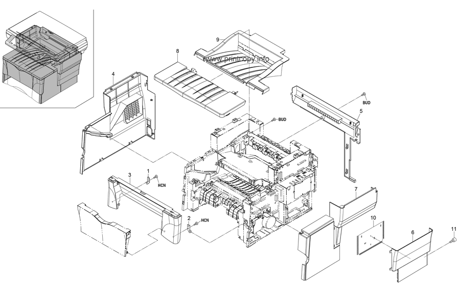 Parts Catalog > Kyocera > KM1500 > page 1