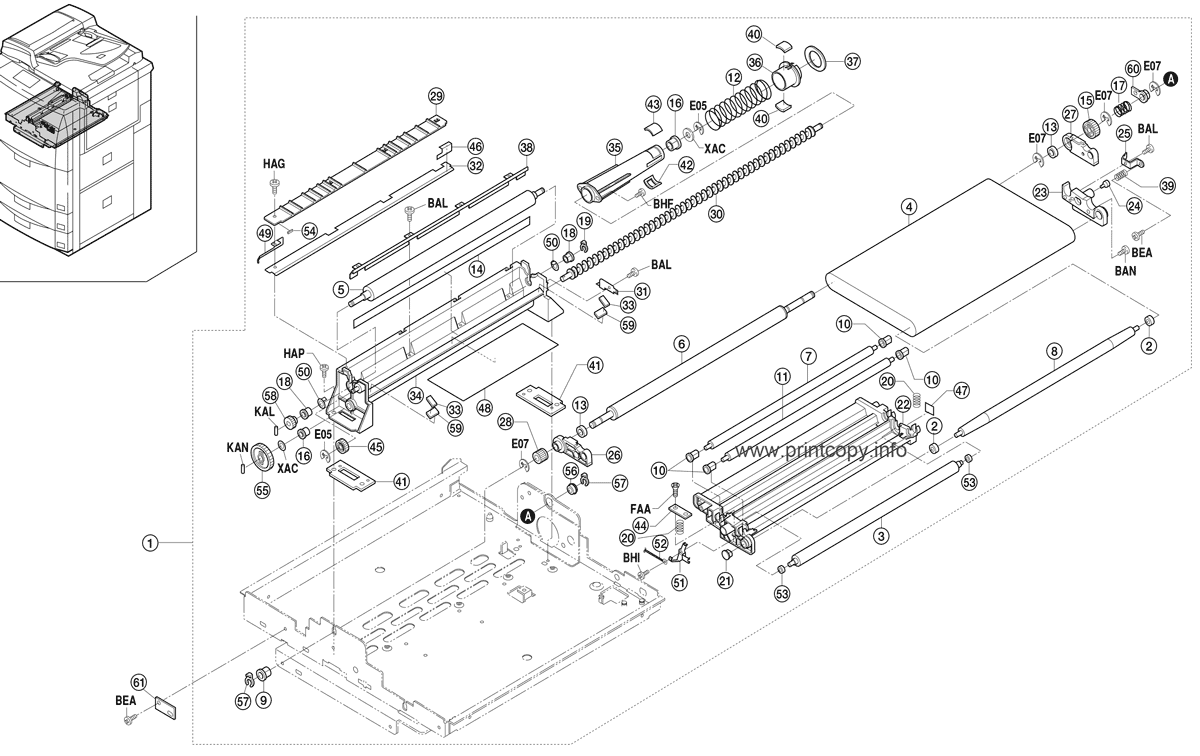 PAPER CONVEYING SECTION I