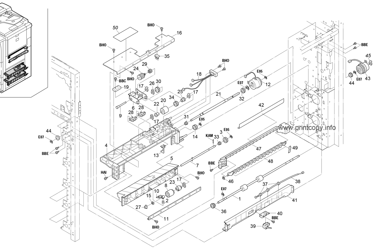 PAPER FEED-IN SECTION II
