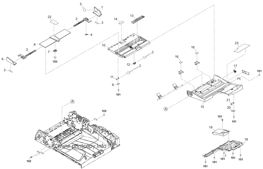 Parts Catalog Kyocera Taskalfa 8000i Page 33