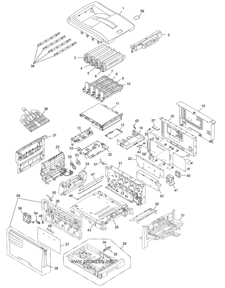 Parts Layout C5300