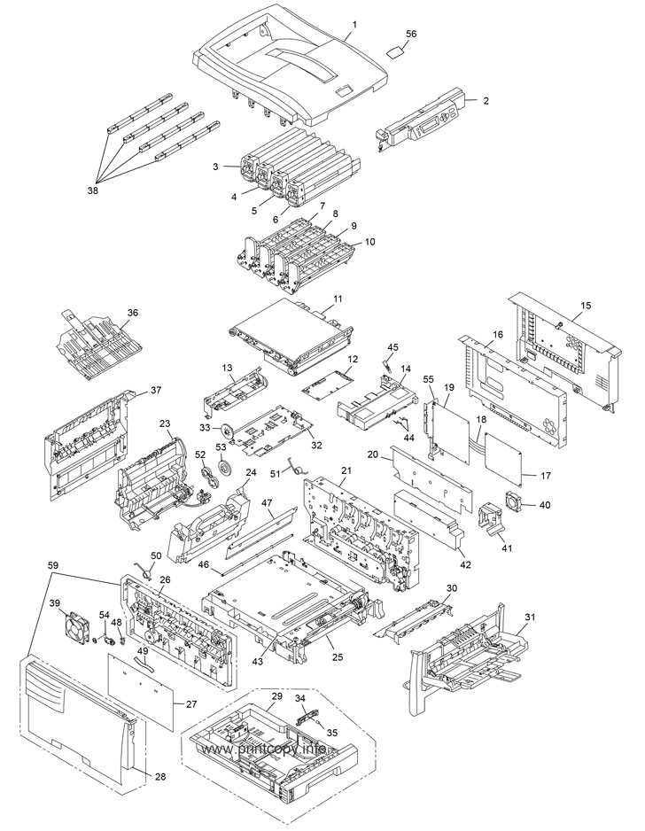 Parts Layout C5100