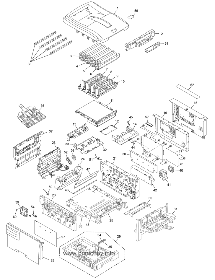 Parts Layout (C5400)