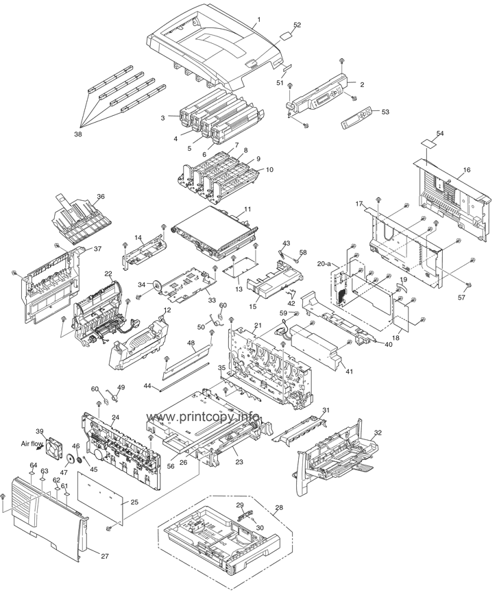 Parts Layout (C5650)
