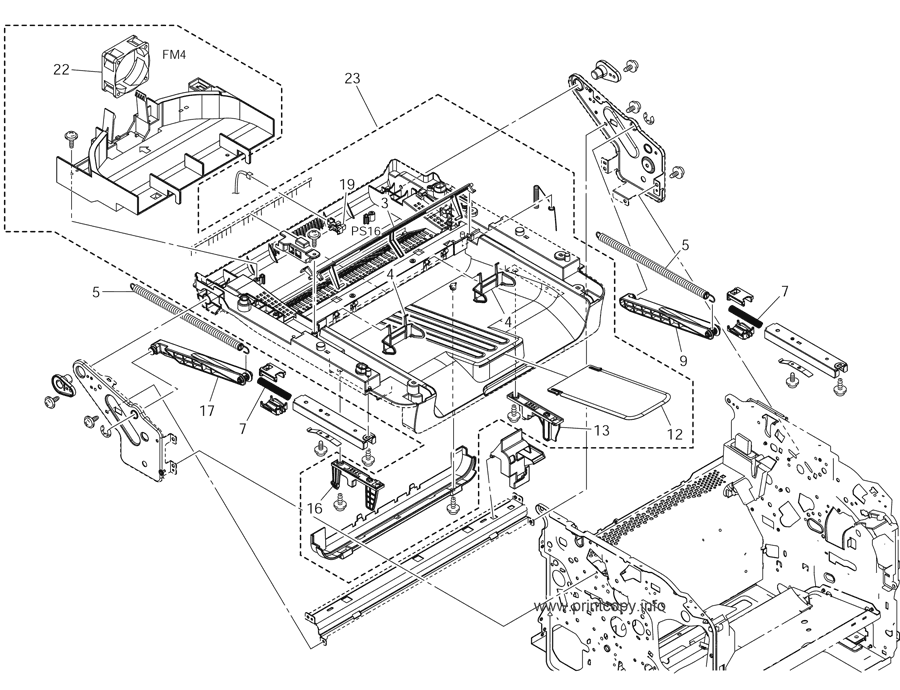 PAPER EXIT SECTION