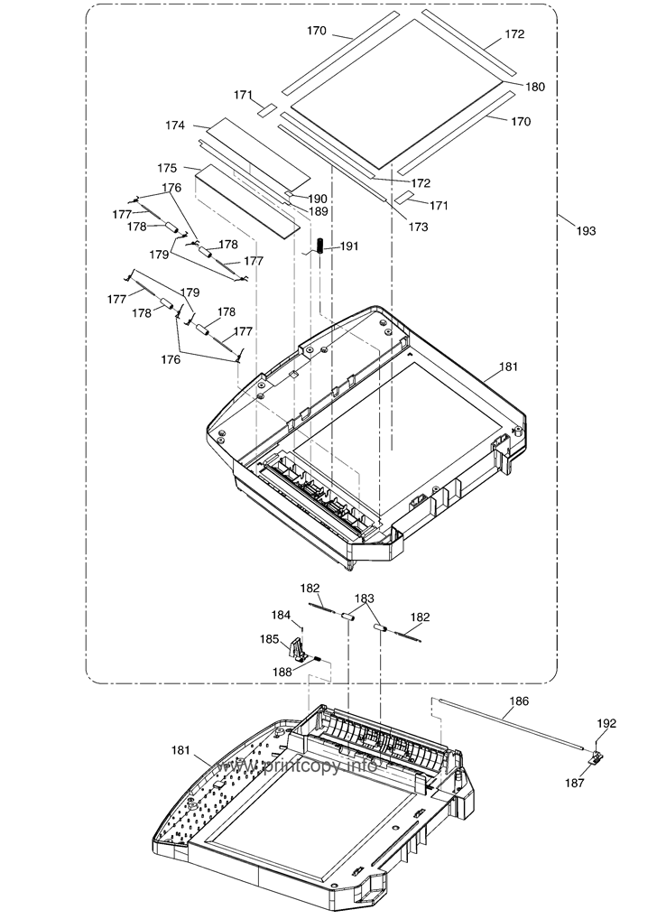 Printer Cover Section (2)