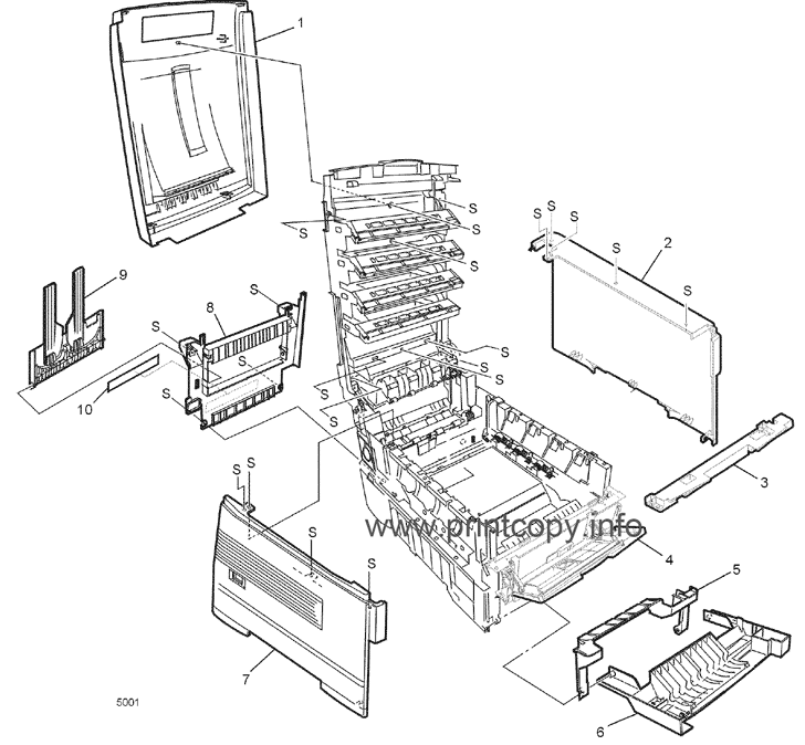 printer cabinet